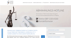 Desktop Screenshot of abmahnungs-ticker.de